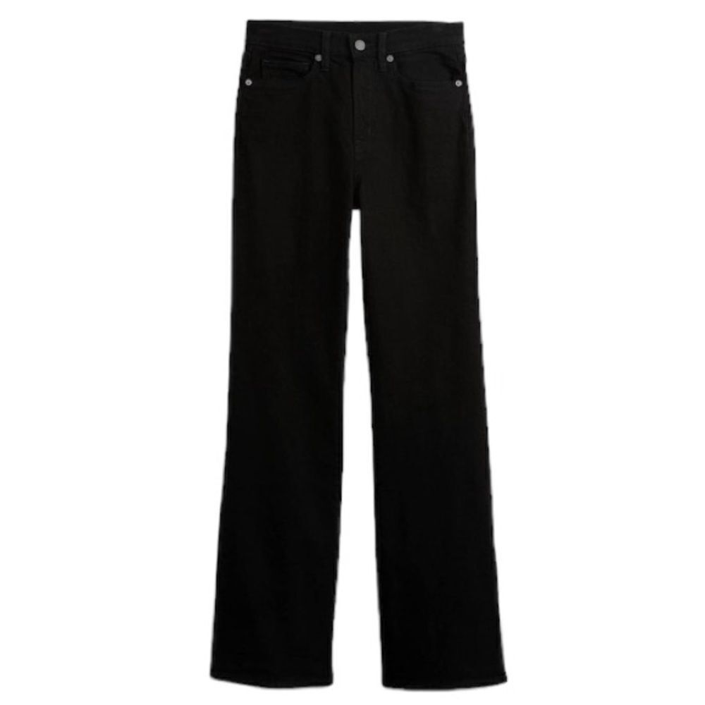 GAP Black High Rise Flare Jeans